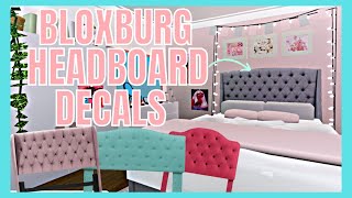 BLOXBURG DECALS | HEADBOARD | Nataya Mi'Shel