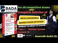 R.S.Aggarwal | Quantitative Aptitude| Anurodh sir | Number System | Q61-75 | Solution &amp; tricks