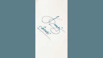 Janaki name Signature Style//Best Signatures idea#Viralshort