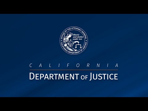 Video: Hva gjør California Department of Justice?