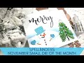 Creating Simple Scenes for Spellbinders Nov Small Die of the Month