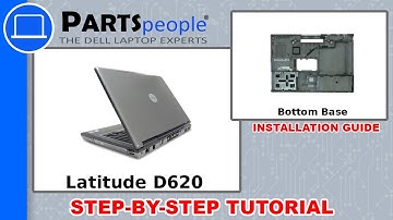 Dell Latitude D620 (PP18L) Bottom Base How-To Video Tutorial