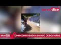 Tómo como rehén a su hijo de dos años