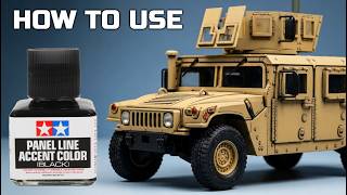 How To Use Tamiya Panel Line Accent Color Beginner Tutorial