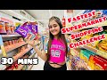 Fastest 30 min supermarket shopping challenge by bindass kavya with mummy pass or failed