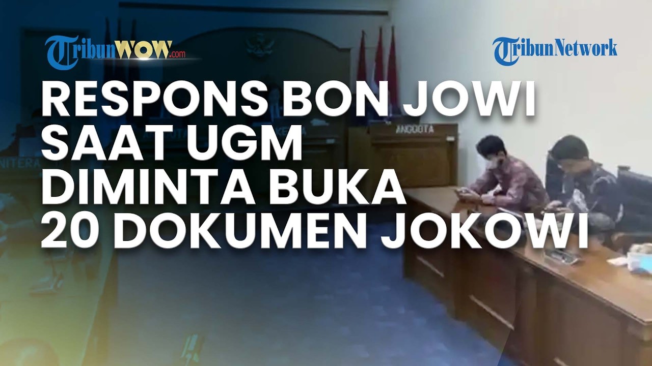 Respons Bon Jowi saat UGM Diminta Buka 20 Dokumen Akademik Jokowi Menurut Putusan Sidang KIP
