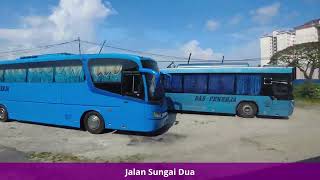 rapidPenang Program MADANI Rakyat 2024 Zon Utara Route 1 Free Shuttle Bus | Full Bus Route Visual