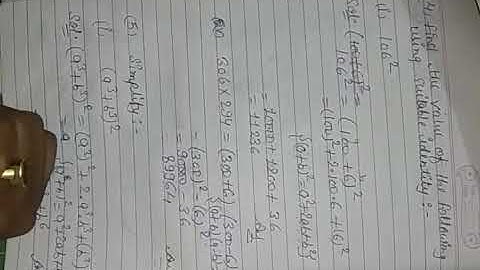 Class-  8th maths chapter- 6 algebraic expression and identities# ex. 6.3