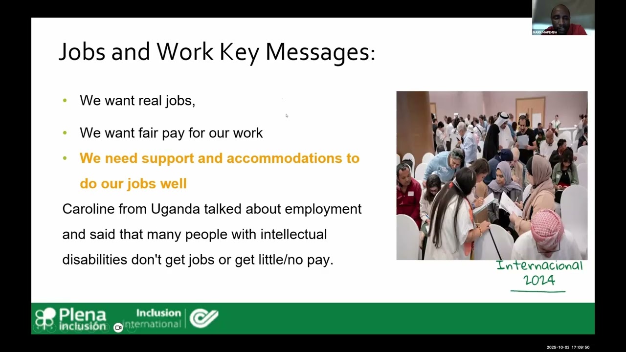 Plena internacional - septiembre 2025 - Congreso personas autogestoras | Plena inclusión