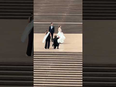 #ValentinesDay 2026: Watching another #wedding couple at the #SydneyOperaHouse 📸 #shorts #sydney