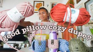 Lions Brand Cover Story Lazy Days Yarn Review 🧶(Hobbii Bungee Mini Dupe)