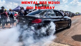 Crazy BMW M240i, Suzuki GXSR 750, 9 Second BMW M340i and MORE. ODI RACEWAY!! Spinning & burnouts!!!