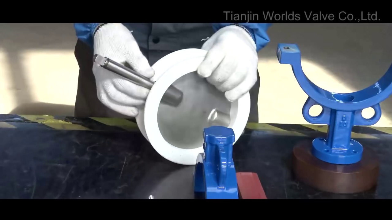 PTFE Coated Wafer Butterfly Valve Assembly Process YouTube