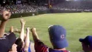 Giovanni Soto hits homerun into bleachers.