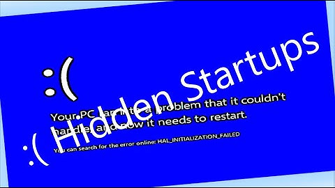 Hidden Windows A Startup Sound