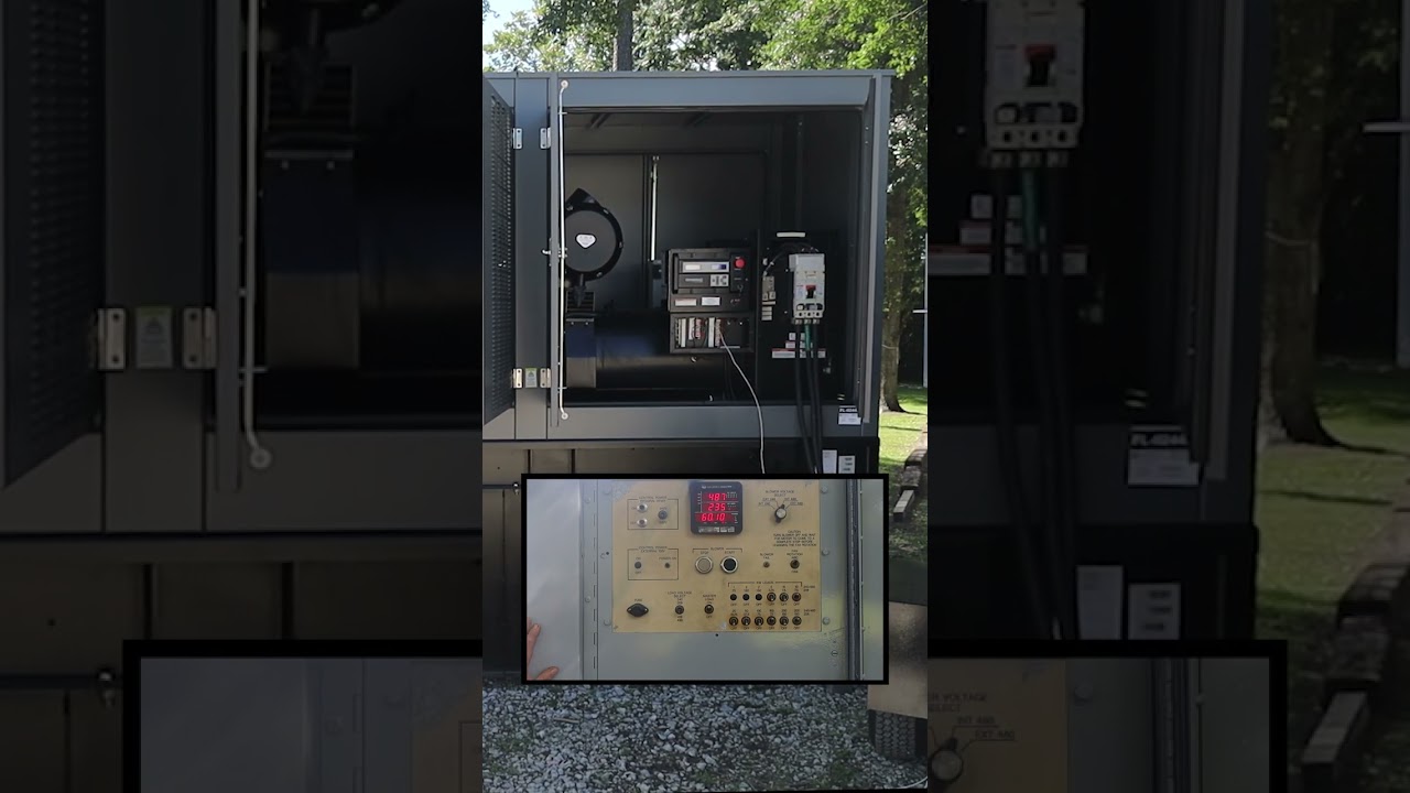 Load Bank Testing a 400kW Generac Diesel Generator For Sale | LOW HOURS