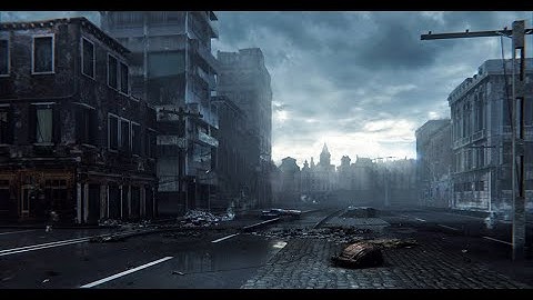 Ruïnes - environment concept art Blender 2.9