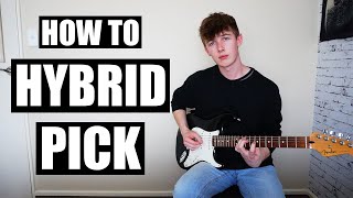 How To Hybrid Pick On Guitar Tutorial