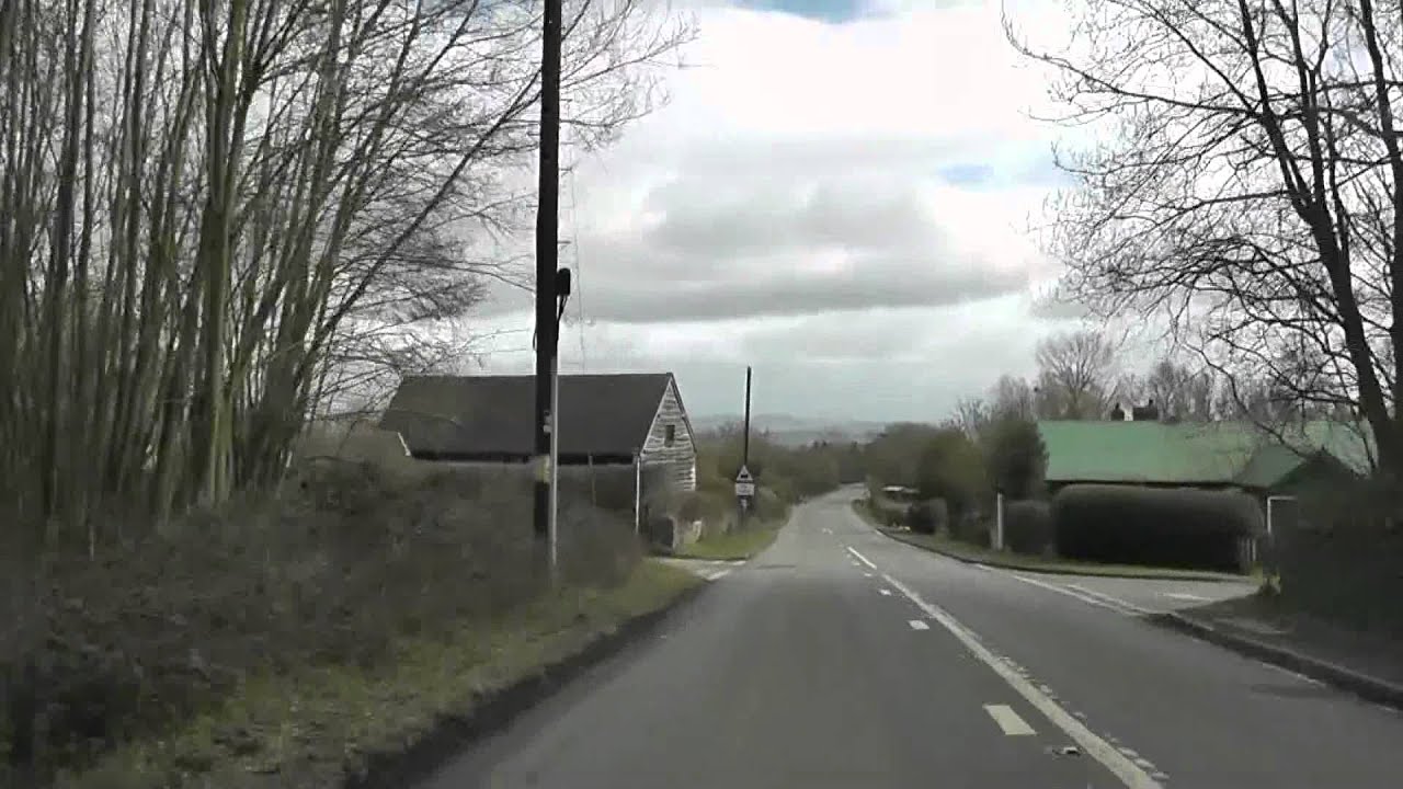 Driving Along The A438 & B4208 From Eastnor To Birtsmorton, Worcestershire, England 9th March 2012