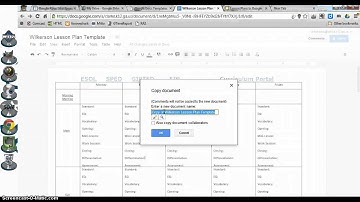 Create & Manage Lesson Plans in Google Drive