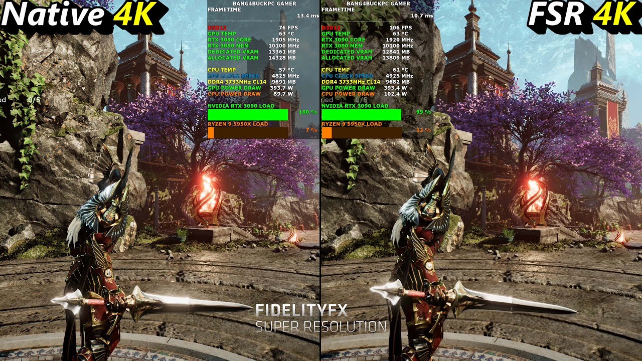 Godfall Epic Settings, Ray Tracing FSR Vs Native 4K | RTX 3090 | Ryzen ...