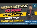 Pune Face to Face Marathon | DT-IDT MCQs Marathon | Secure 30 Marks in 4 Hours | CA Nikunj Goenka