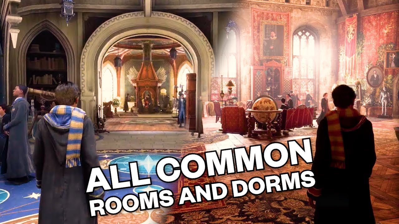 Hogwarts Legacy All Common Rooms & Dorms YouTube