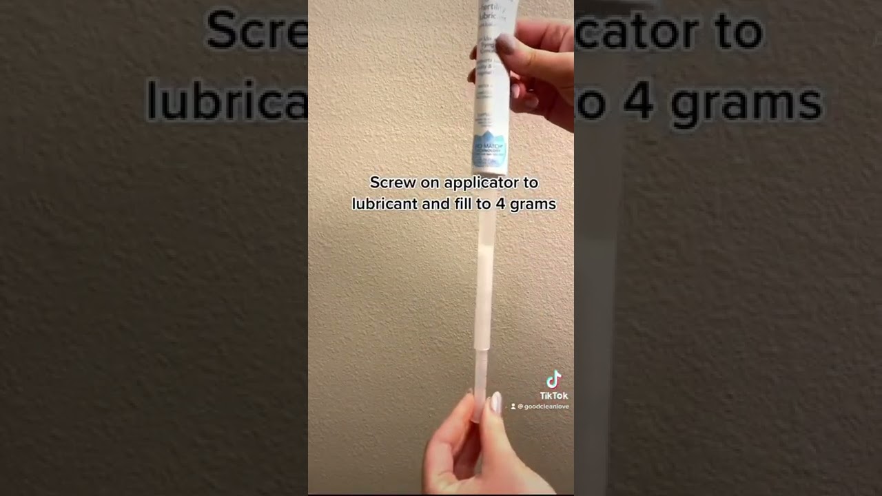 How to use Fertility Lubricant - YouTube