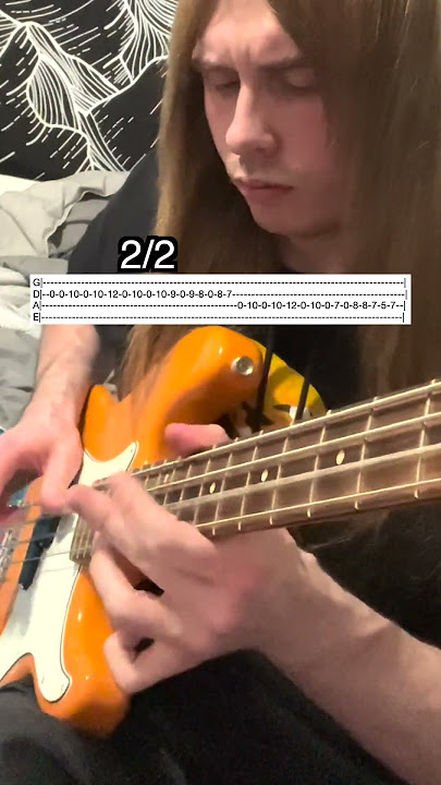 Muse - Hysteria (Bass Cover) With Tabs