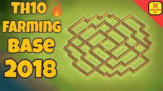 Clash Of Clans-Th 10 Best Farming Base Of 2018 Tested Farming Base Clash With Gk Coc