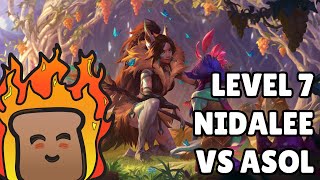 level 7 Nidalee vs Asol | Path of Champions