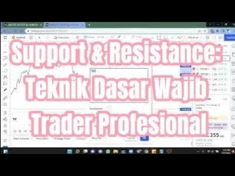 Part 1  : 🎯 Support & Resistance: Teknik Dasar Wajib Trader Profesional