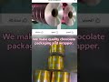 We are original chocolate packaging & wrapper manufacturer, What's App +8613451854100. #packaging