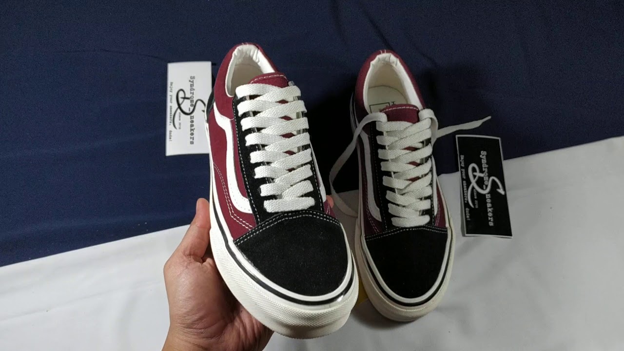 vans old skool anaheim burgundy