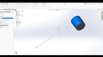 SOLIDWORKS Part-16 How to Make an Axis
