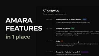 Every New Amara Update In One Place
