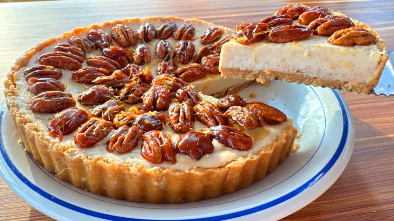 Tarta de nuez casera y sin HORNO! Muy fácil y deliciosa! 🤤😋😍