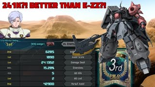 GBO2 Zaku IV (IP): 241k damage? It's better than E-ZZ?