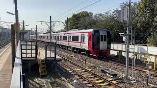 1700系 1702F聚楽園引上線からの発車＆3500系 3512Fの入換