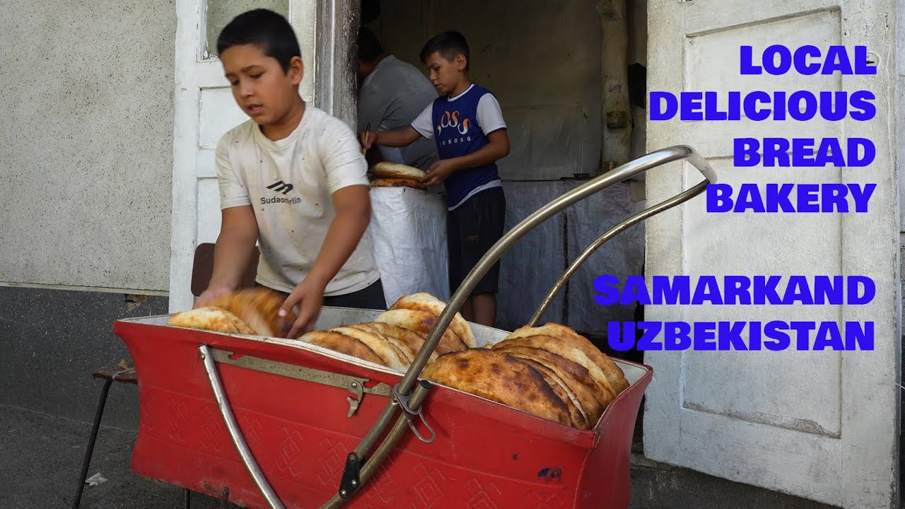 Delicious Bread Bakery Samarkand  Semerkant Uzbekistan Özbekistan
