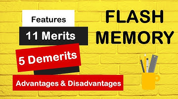 Flash Memory | FLASH MEMORY Features |  Flash memory kya hai | hindi | BCA LOC | Merits and Demerits