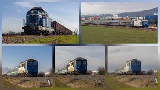 [4K] Trenuri remorcate cu mijloace de tracțiune diesel - Magistrala 200 Brașov