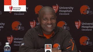 Hue Jackson: I feel good about where Myles is headed