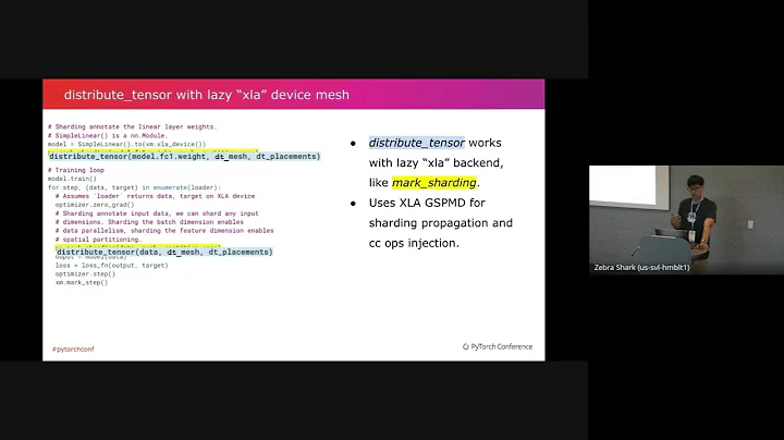 (Meta) Integrating XLA backend with DTensor API using PyTorch XLA SPMD