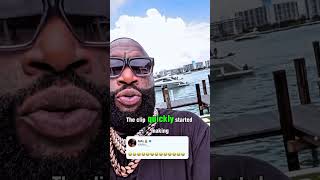 Rick Ross had Kendrick Lamar’s “Not Like Us” playing during a pool party, and the