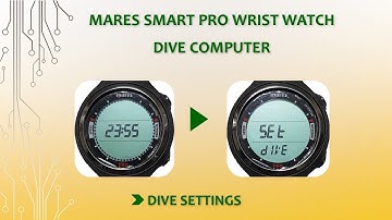 Mares Smart Pro Dive computer : Configure Dive settings