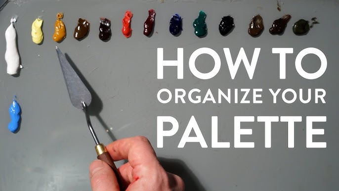 How To Setup Your Oil Paint Palette  Beginners-Advanced Painters +  Paintings For Sale 