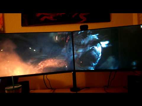 Dual Monitor Setup (thin bezel) with Dell S2715H's