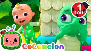 Hide and Seek | 1 Hour of CoComelon Animal Time  Learning Games with Animals Nursery Rhymes