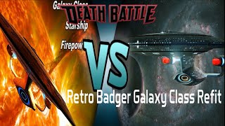 Stock Galaxy Class Vs Retro Badgers Galaxy Class Refit